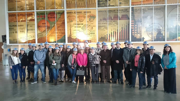 Organizado por la UCPE, asociaciones del CoPE visitaron AySA