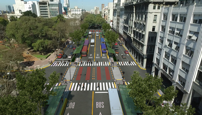Comenzó la construcción del Metrobus del Bajo