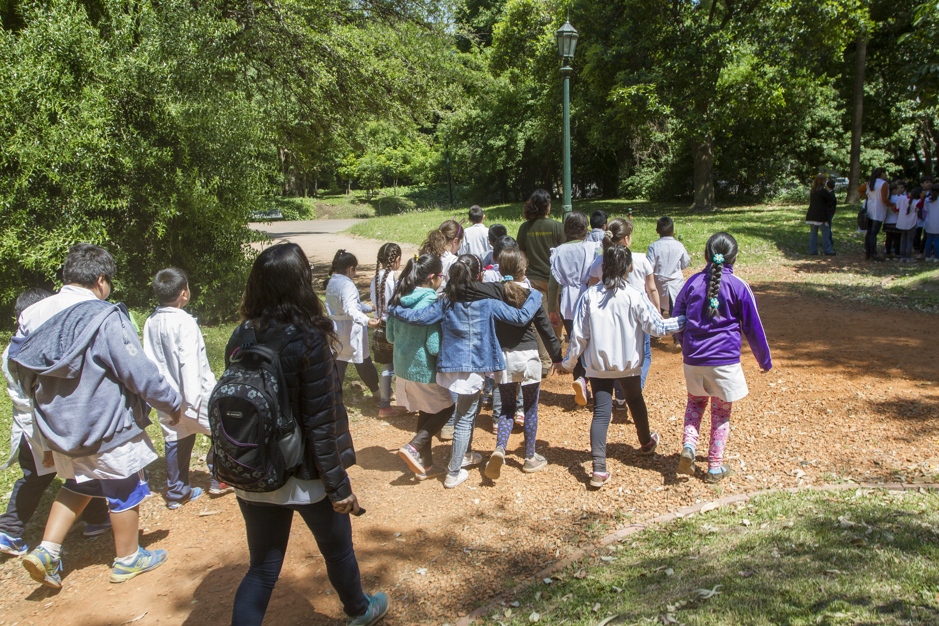 Una actividad educativa en el Jardín Botánico