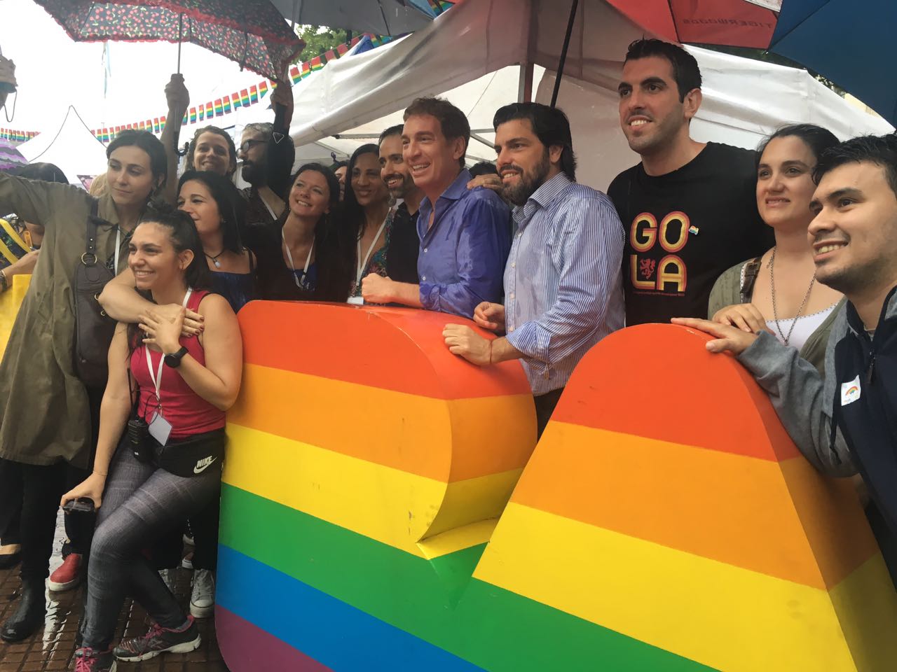 Santilli presente en la Marcha del Orgullo LGBTIQ