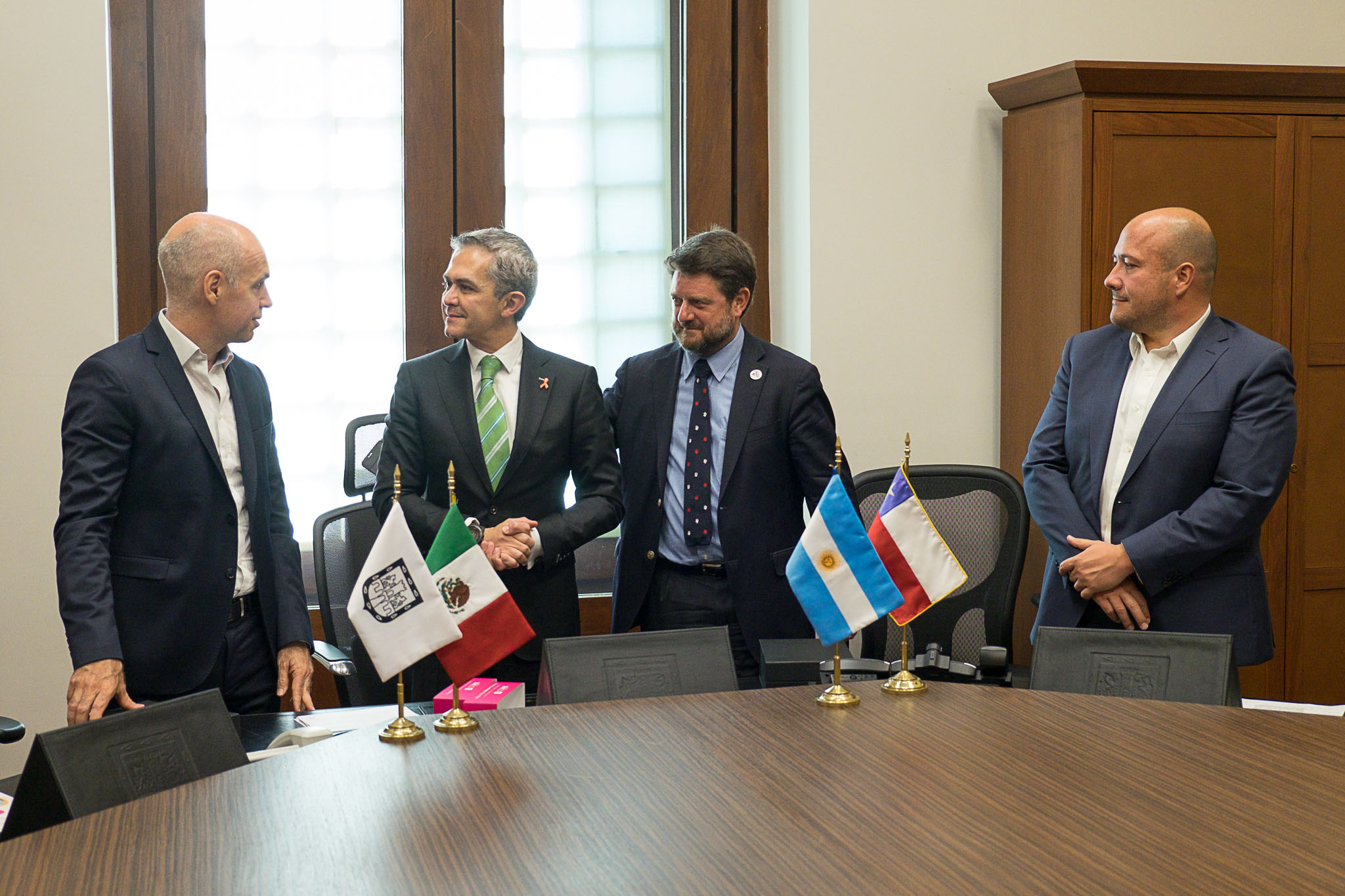 Rodríguez Larreta se reunió en México con alcaldes de América latina