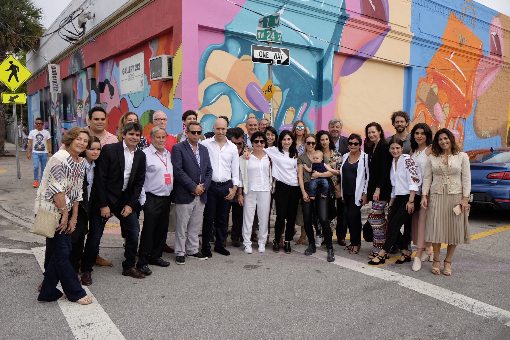 Rodríguez Larreta se reunió con artistas argentinos en la muestra Art Basel Miami