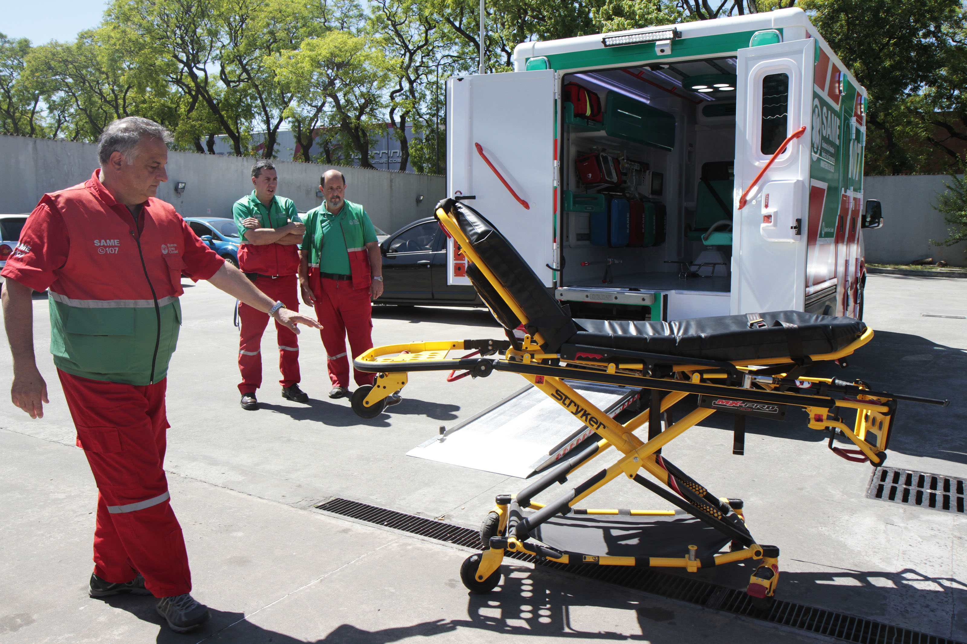 Cómo es la novedosa ambulancia del SAME, única en Latinoamérica