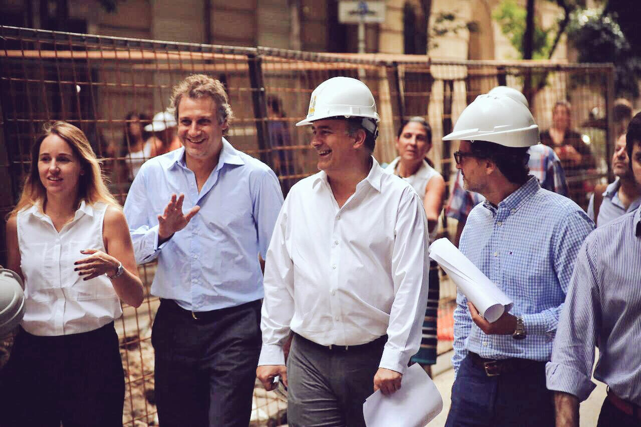 Recorrida por las obras de revitalización en el barrio de Retiro