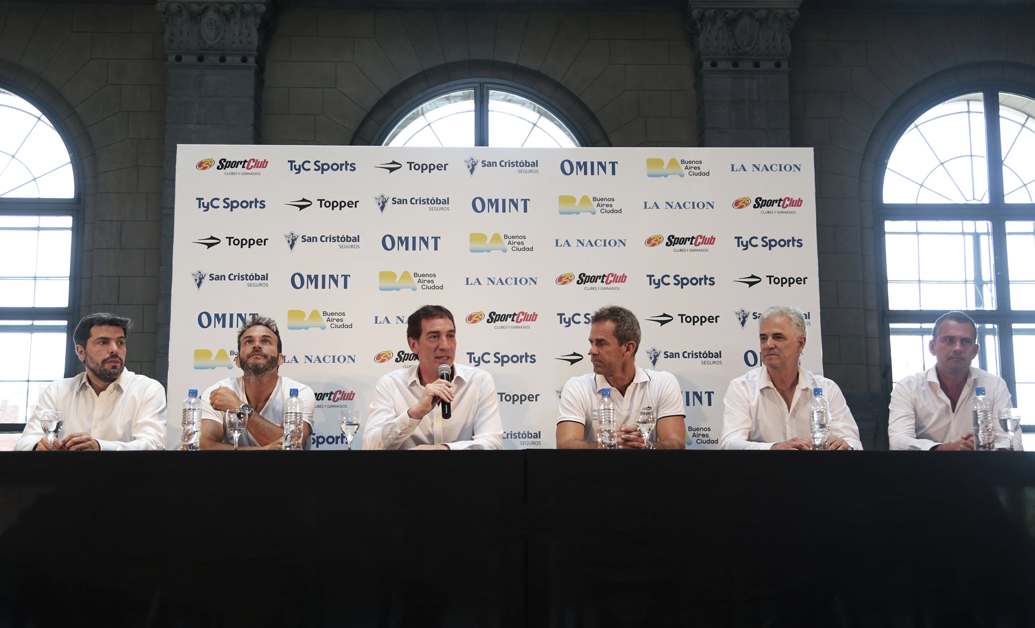 Diego Santilli participó de la presentación del equipo argentino de Copa Davis