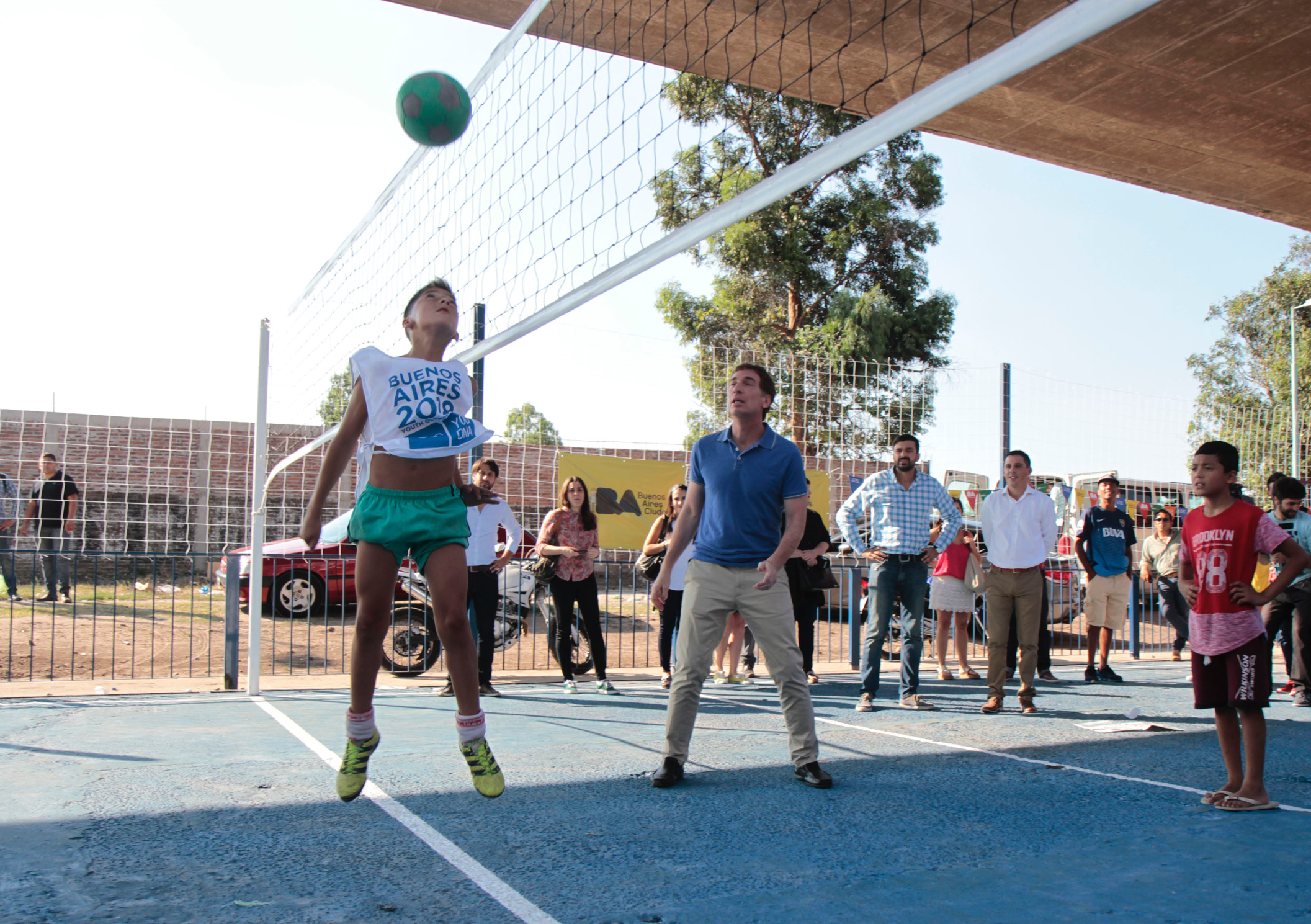 Inauguraron dos canchas deportivas en el barrio Ramón Carrillo