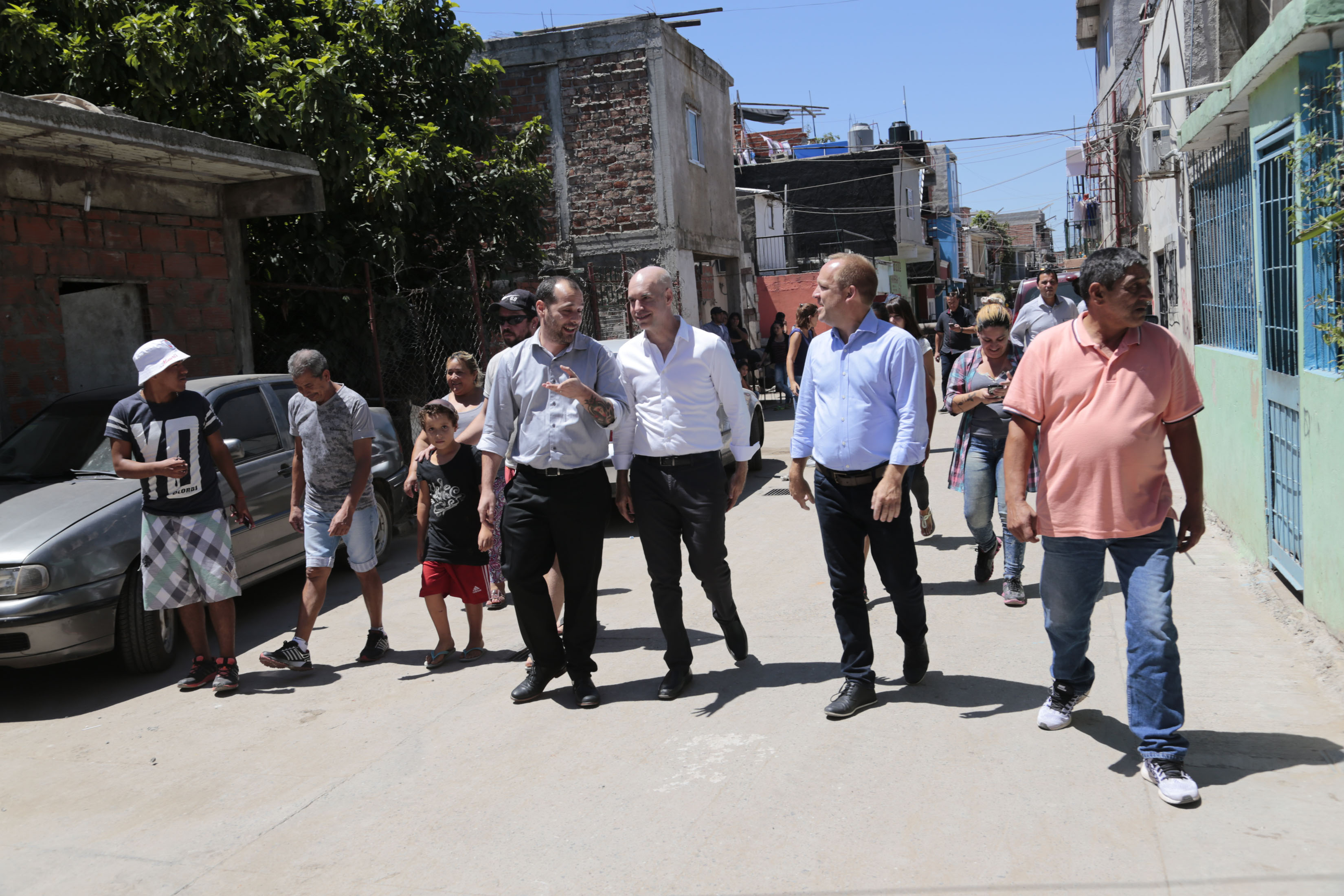 Horacio Rodríguez Larreta inauguró obras de infraestructura en el Barrio 31