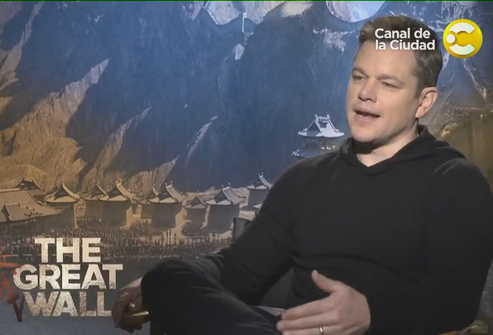 Matt Damon cantó cumbia en el Canal de la Ciudad
