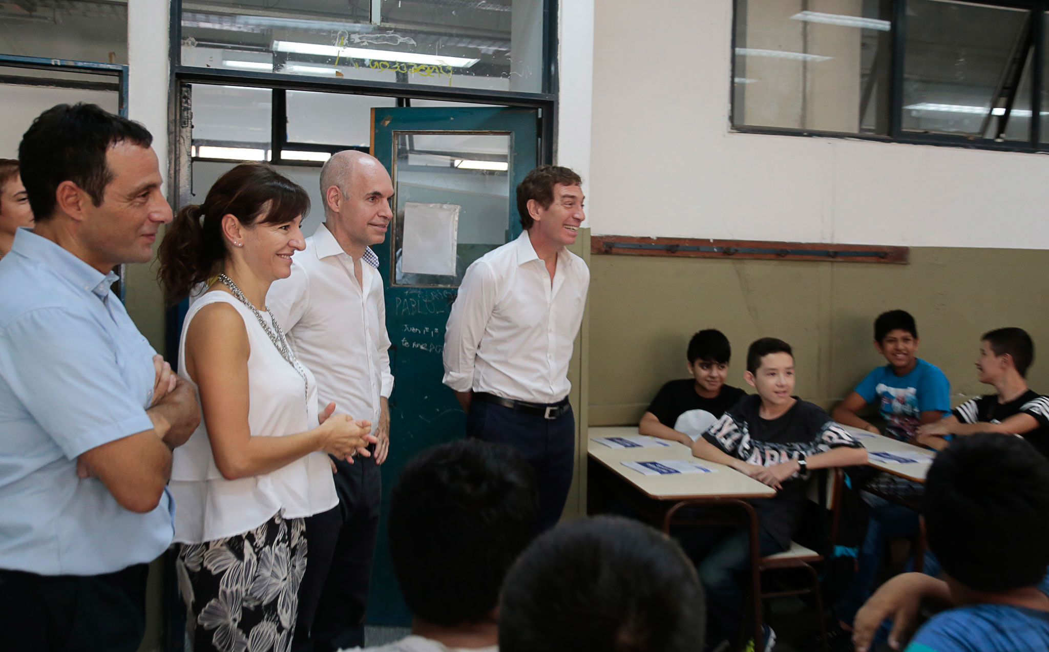 Rodríguez Larreta resaltó que el curso de articulación para quienes empiezan el secundario “es un avance enorme” 