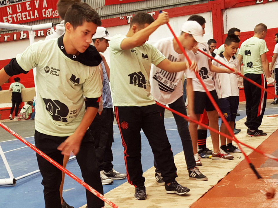 En el Club Nueva Estrella de Villa Lugano jugó la solidaridad.