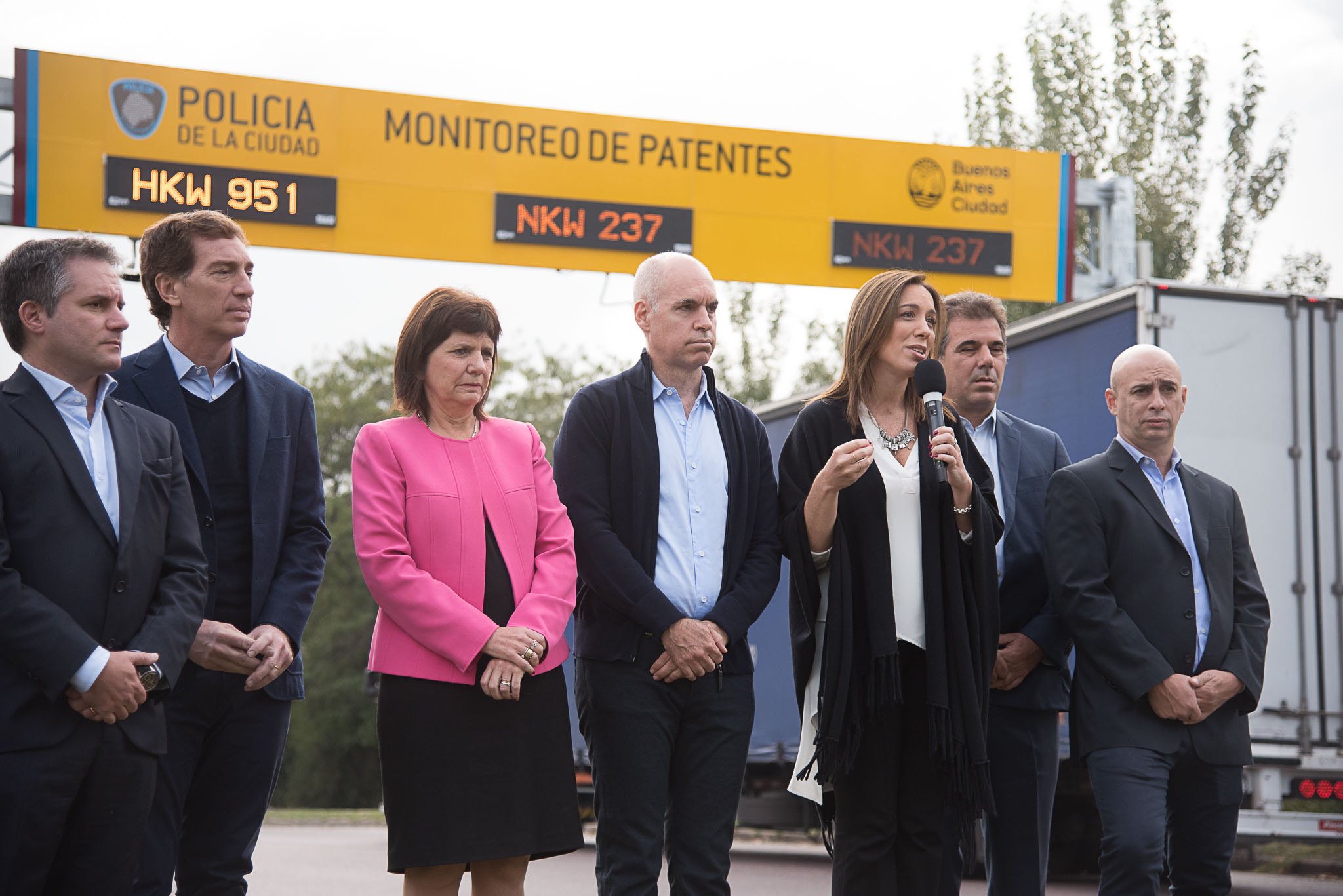 Rodríguez Larreta, Vidal y Bullrich inauguraron el Anillo Digital de Seguridad