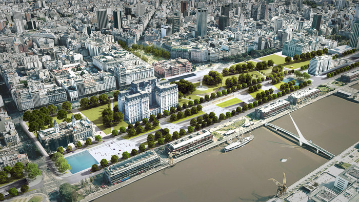 Paseo del Bajo: cortes de tránsito y desvíos por obras