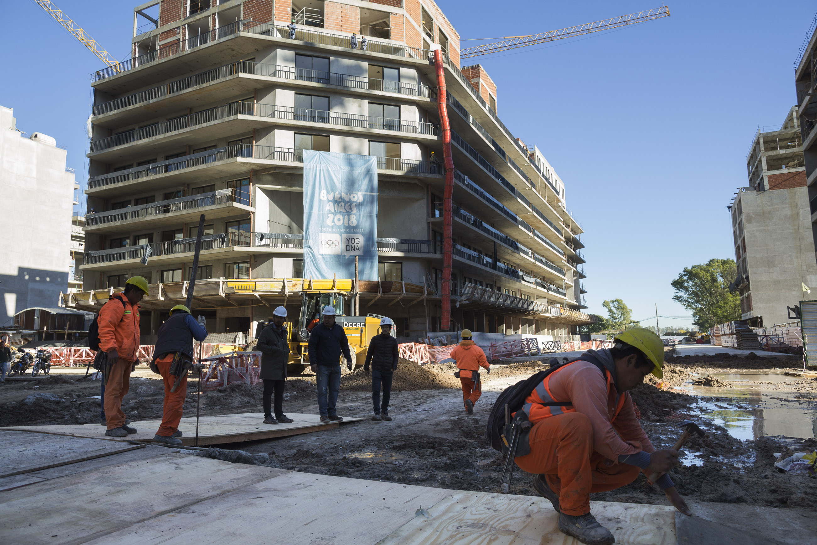 El presidente del Comité Olímpico Internacional visitó la Villa Olímpica