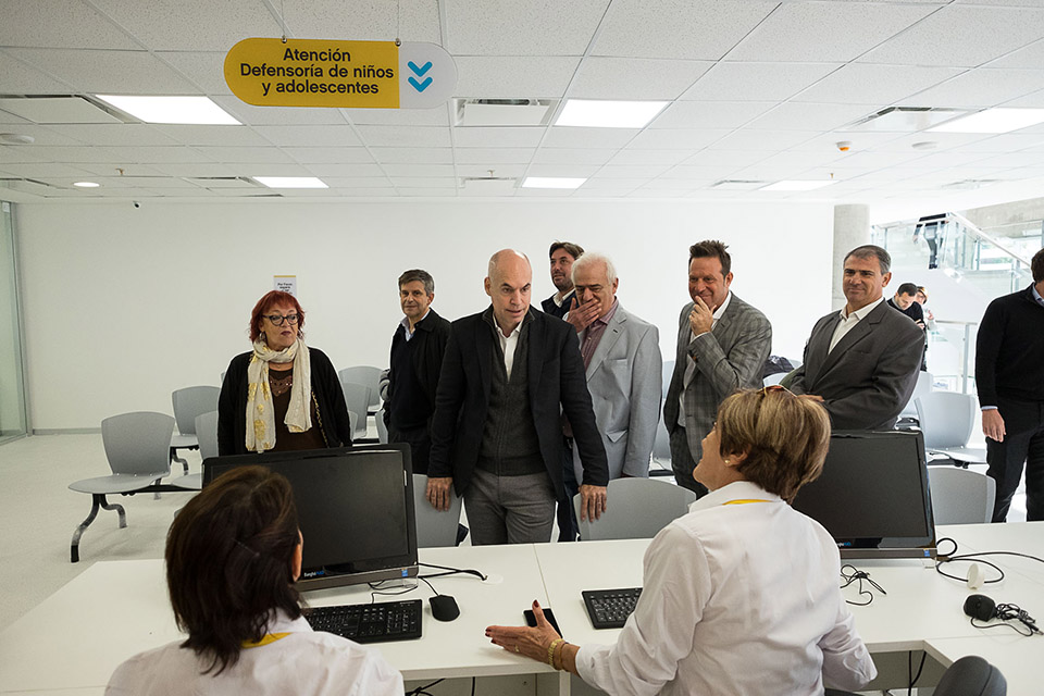 Horacio Rodríguez Larreta inauguró la nueva sede de la Comuna 12