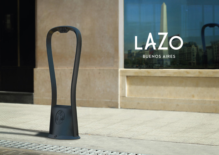 Se suman al Microcentro 35 nuevos bicicleteros "Lazo"