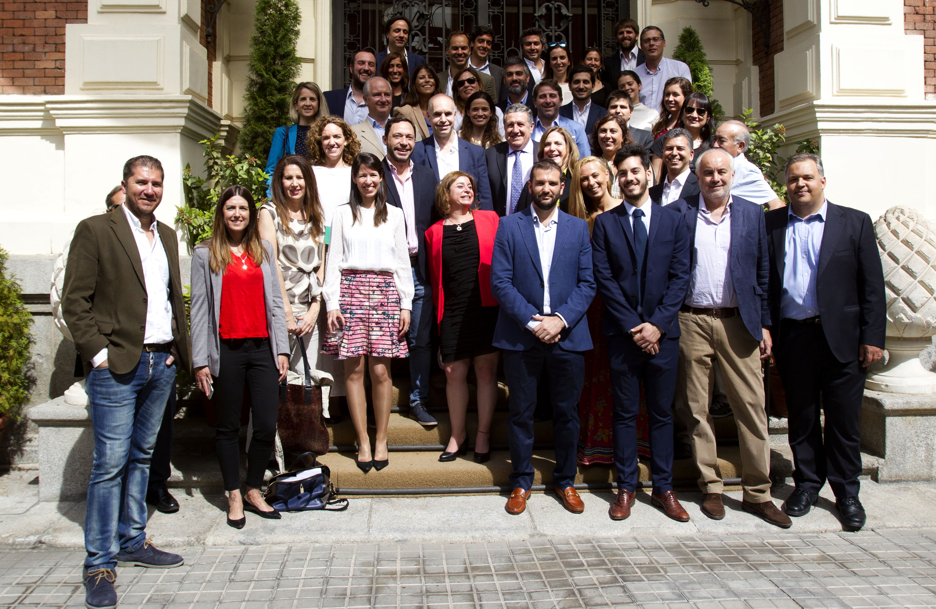 Rodríguez Larreta se reunió en Madrid con los Voceros de Buenos Aires
