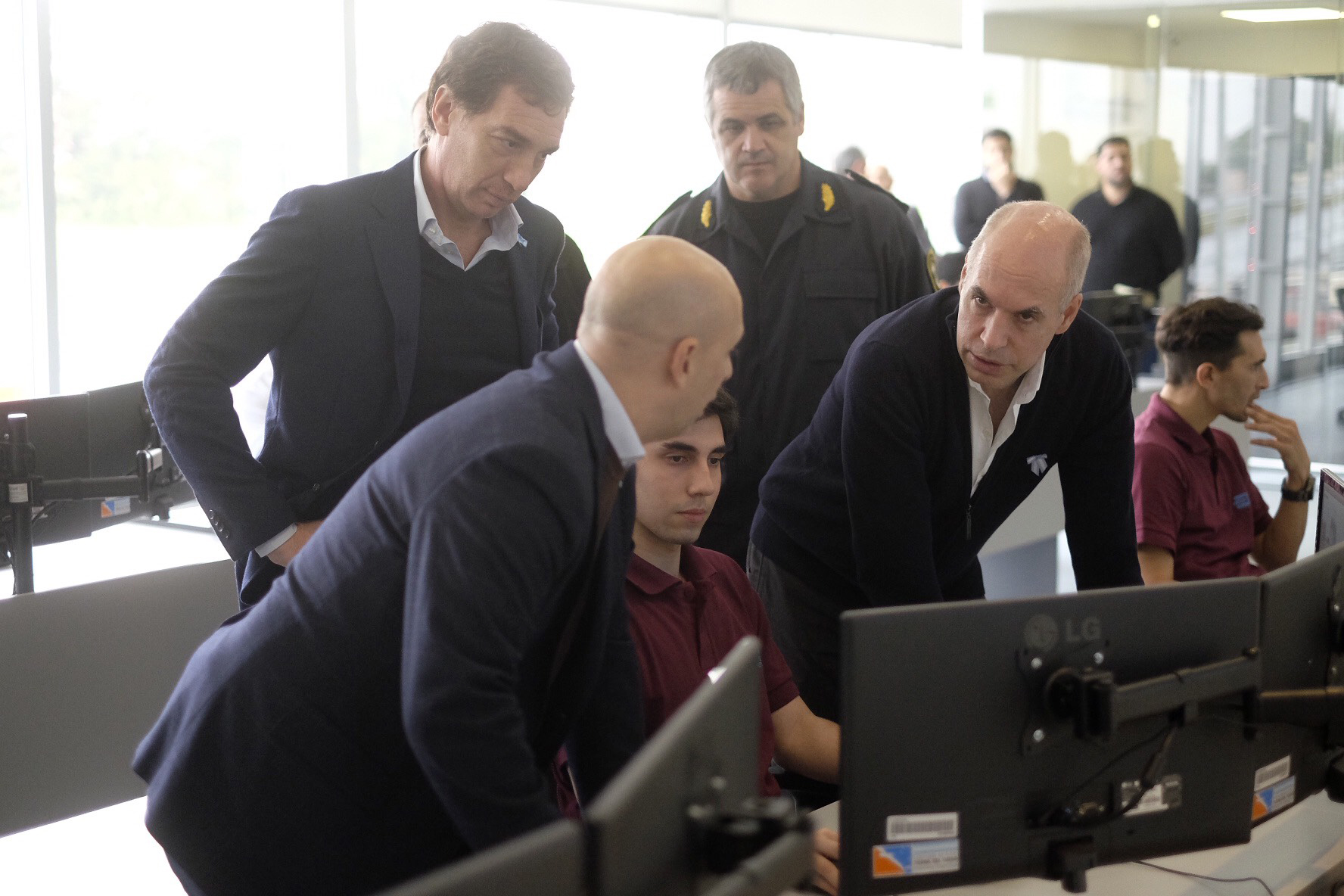 Puente La Noria: el Jefe de Gobierno en la apertura de un centro de monitoreo