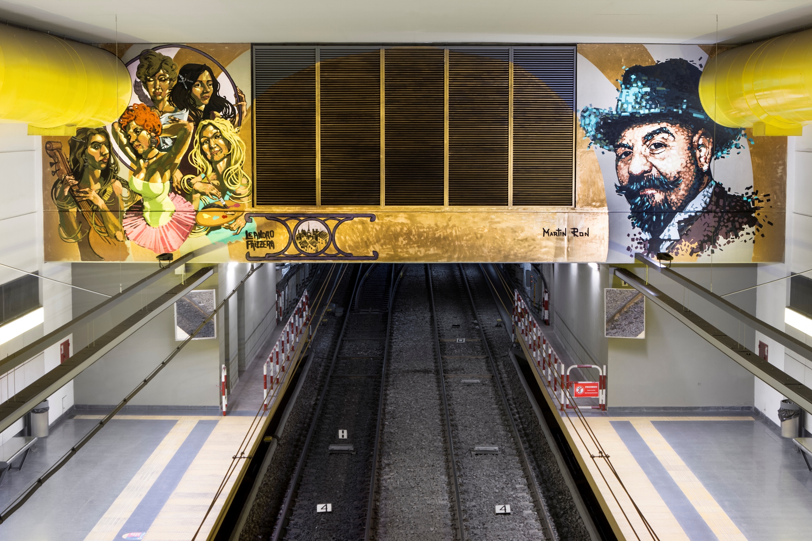 La estación Hospitales de la Línea H cumple 4 años