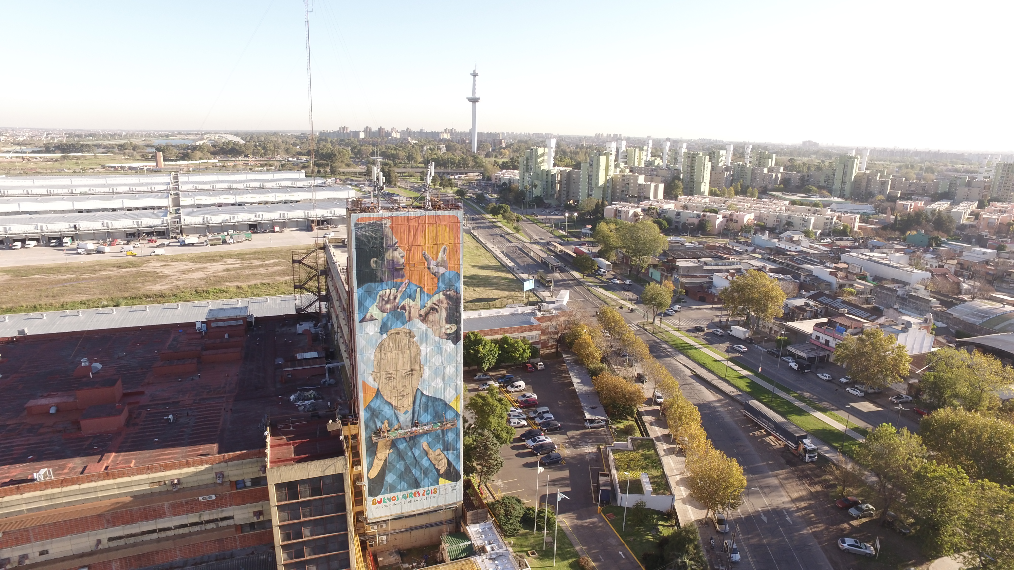 La Ciudad inaugura un mural en  homenaje a Paula Pareto, campeona olímpica de judo