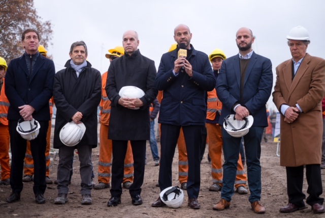 Empezó la obra del nuevo viaducto San Martín