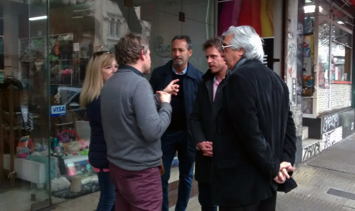 Visita al Centro Comercial Abierto Grupo Palermo