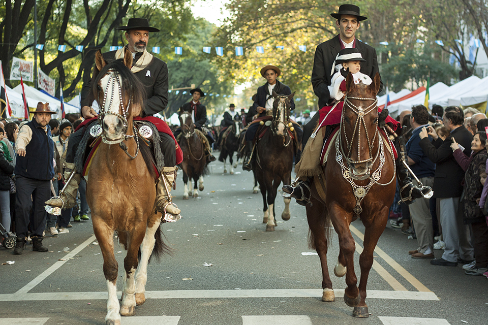 Día Nacional de la Bandera en la Feria de Mataderos