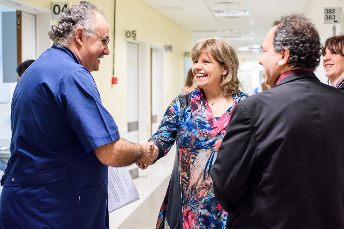 Recorrida por las obras de remodelación del Hospital Álvarez