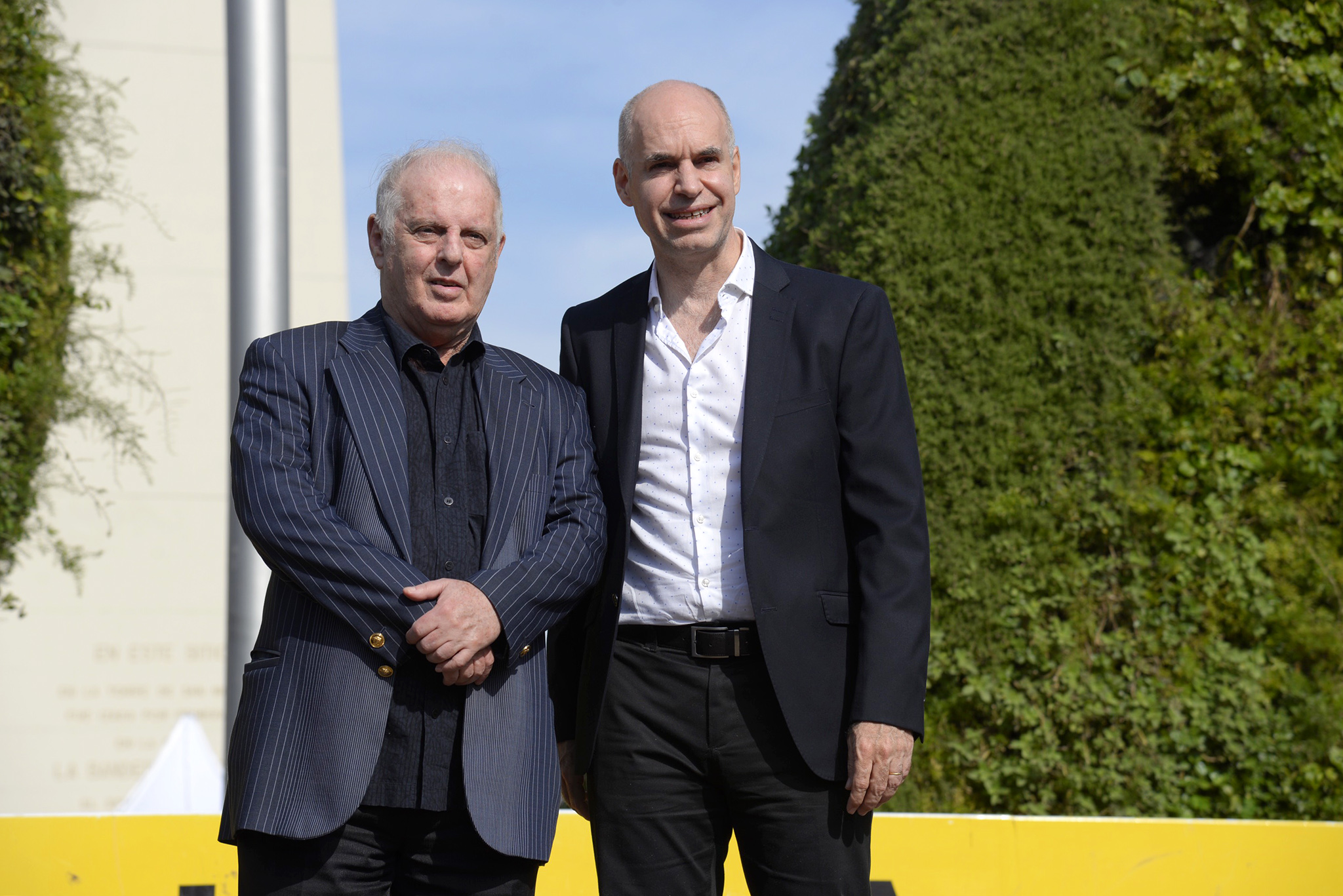 El jefe de Gobierno, junto al maestro Barenboim
