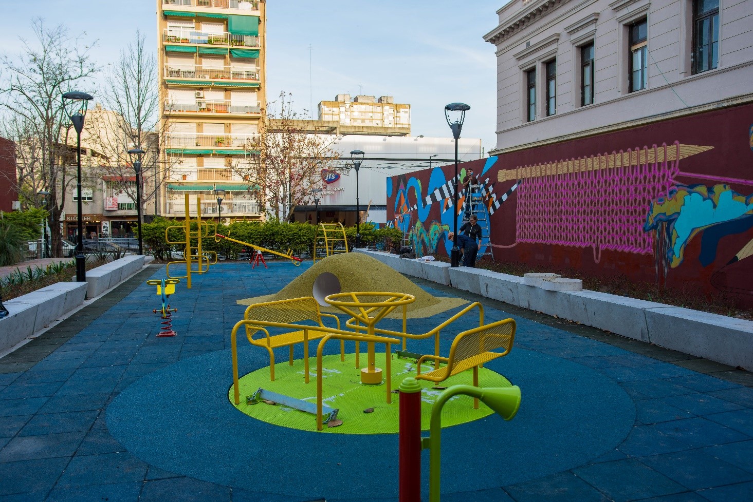 Se renovó el Patio Gurruchaga