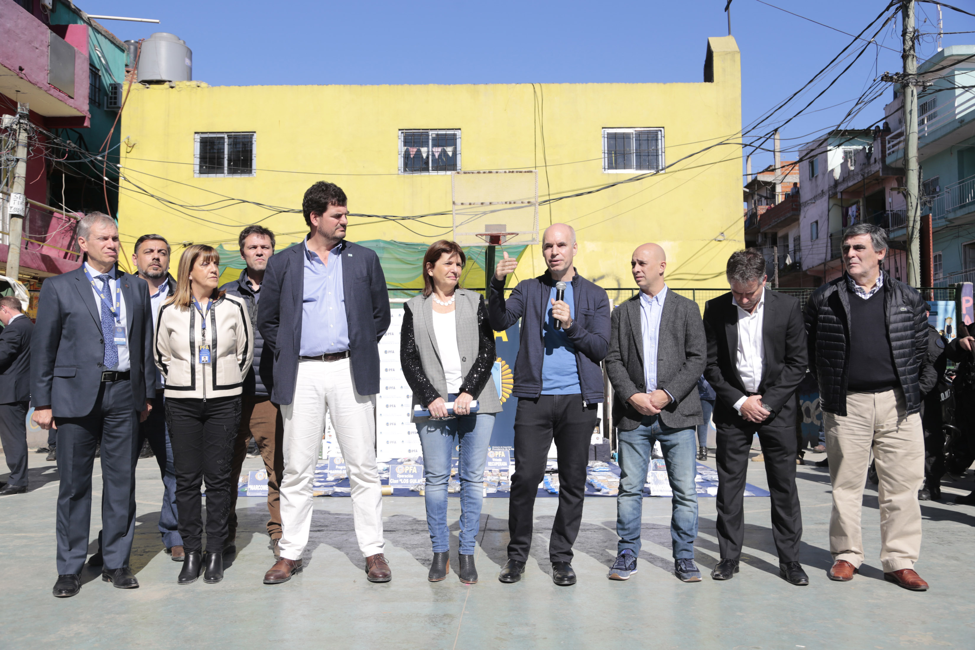 Presentaron los resultados de un megaoperativo antidrogas en el Barrio 20