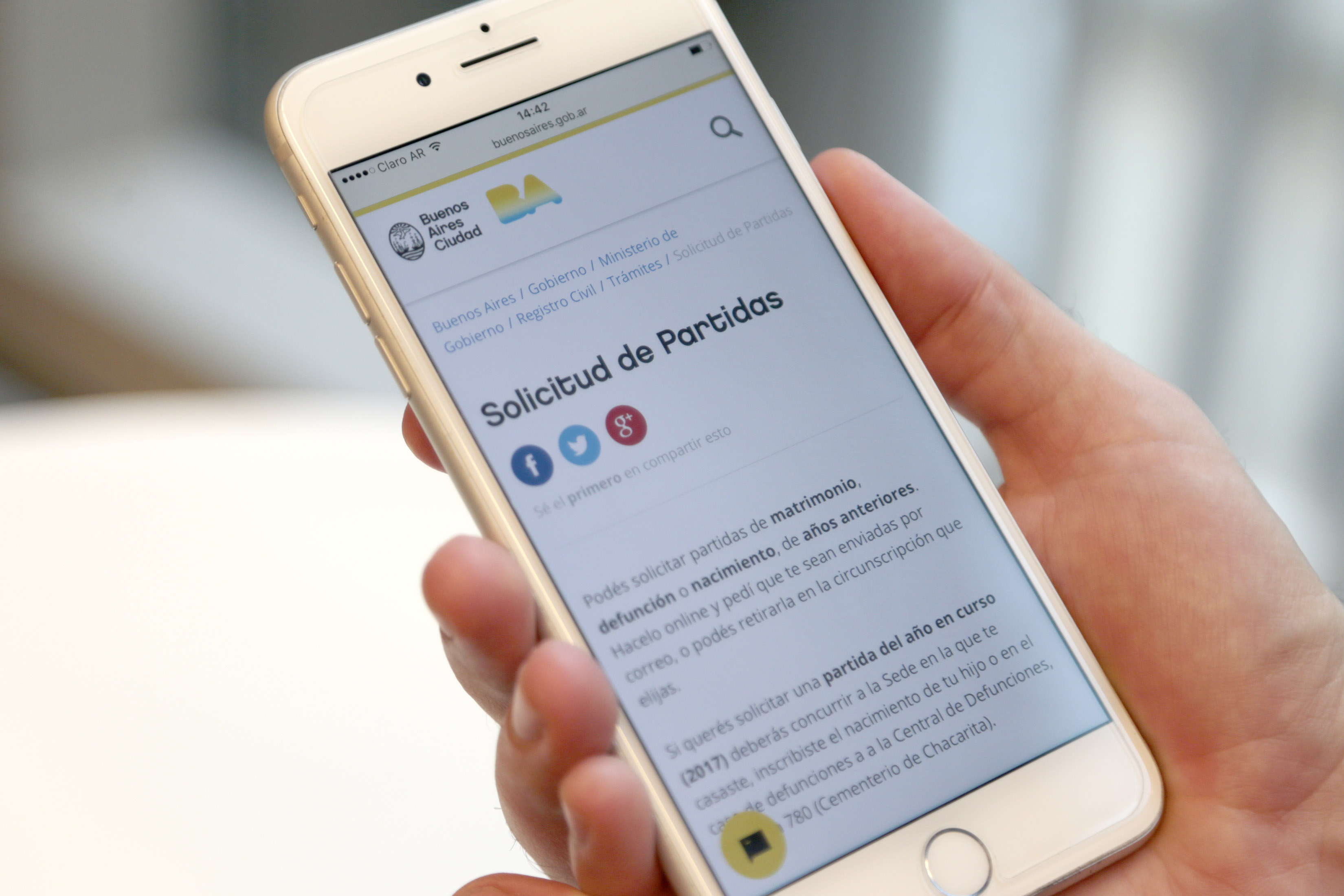 Cómo solicitar partidas de nacimiento, matrimonio o defunción online