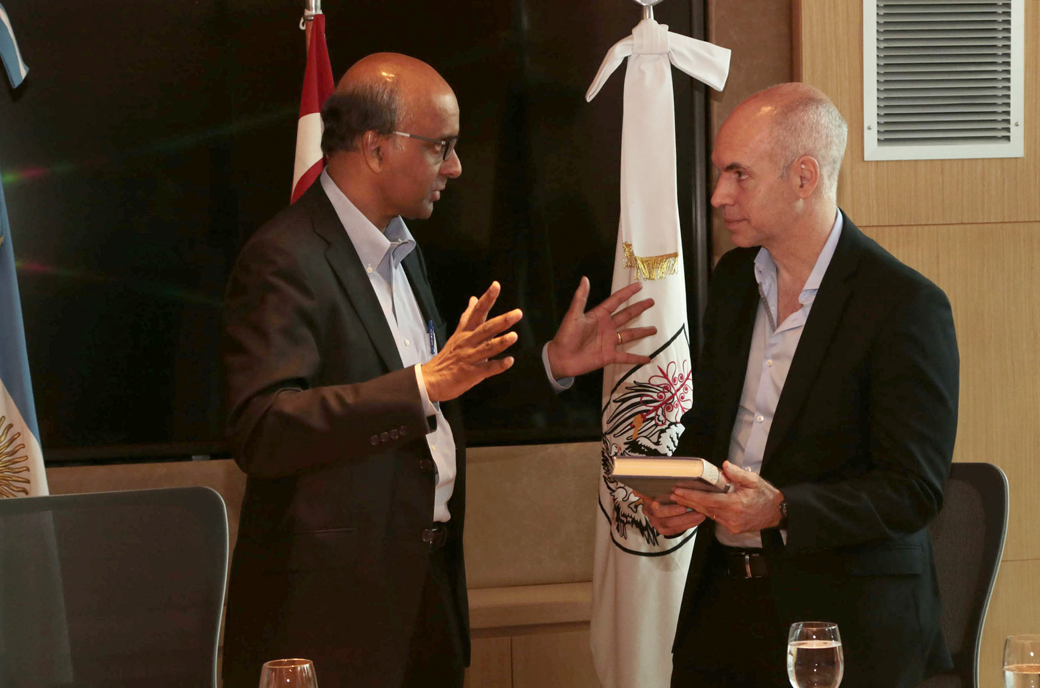 Rodríguez Larreta recibió al Viceprimer Ministro de Singapur 
