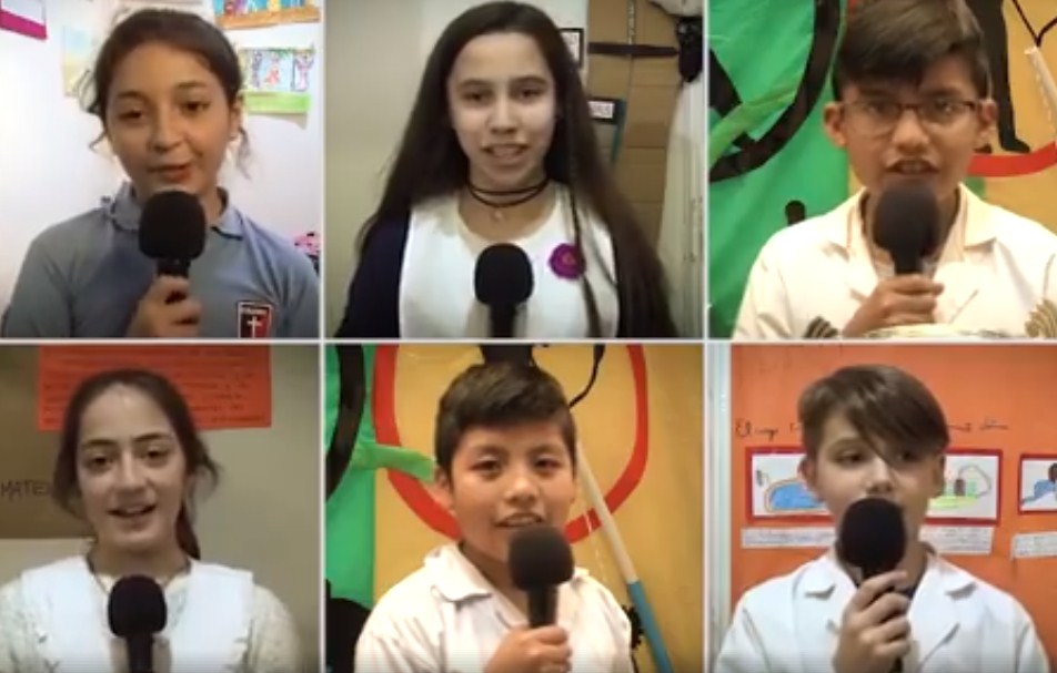 Los alumnos de la Ciudad recuerdan a los maestros en su día