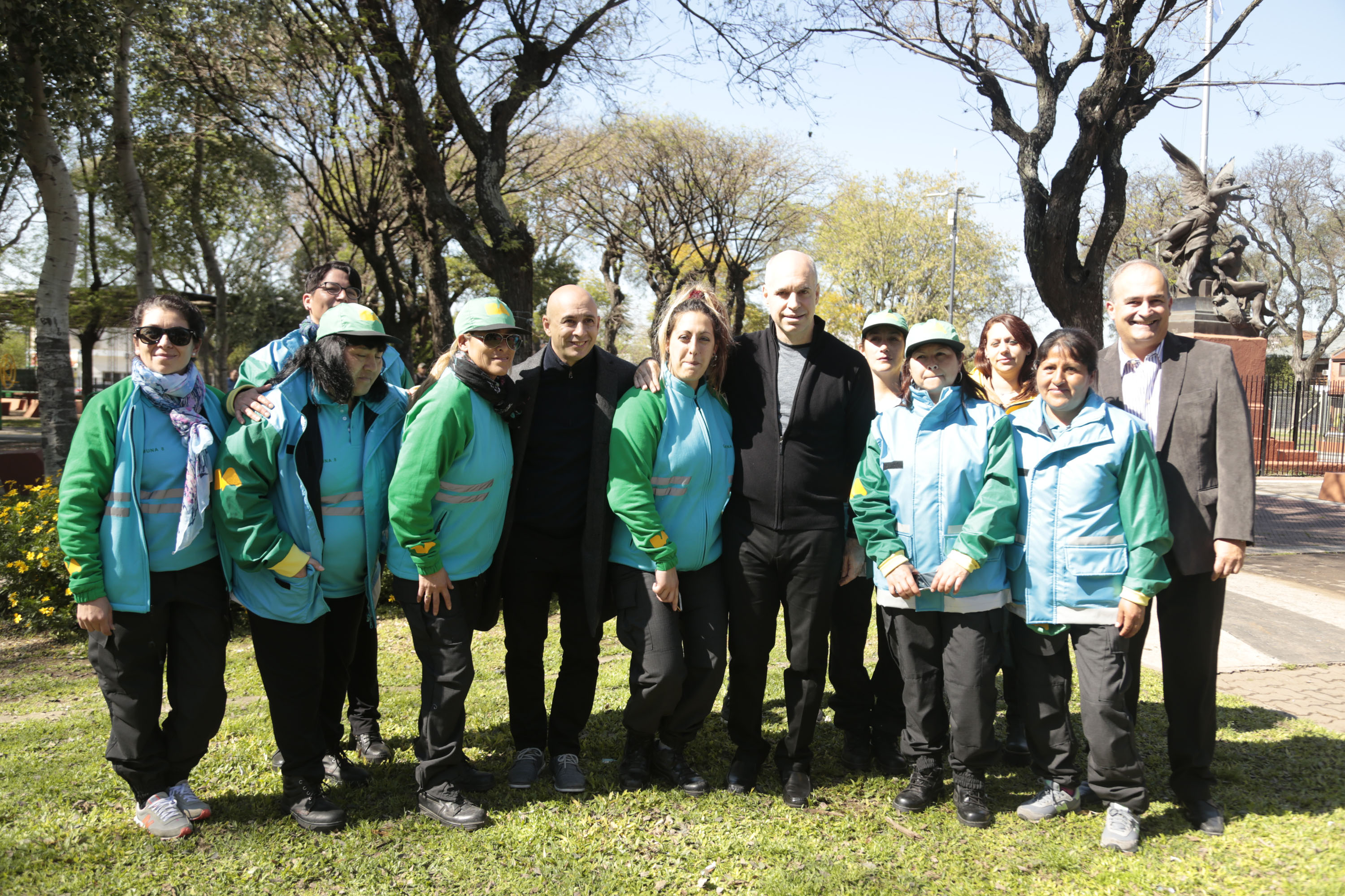 Horacio Rodríguez Larreta presentó el cuerpo de Guardianes de Plaza
