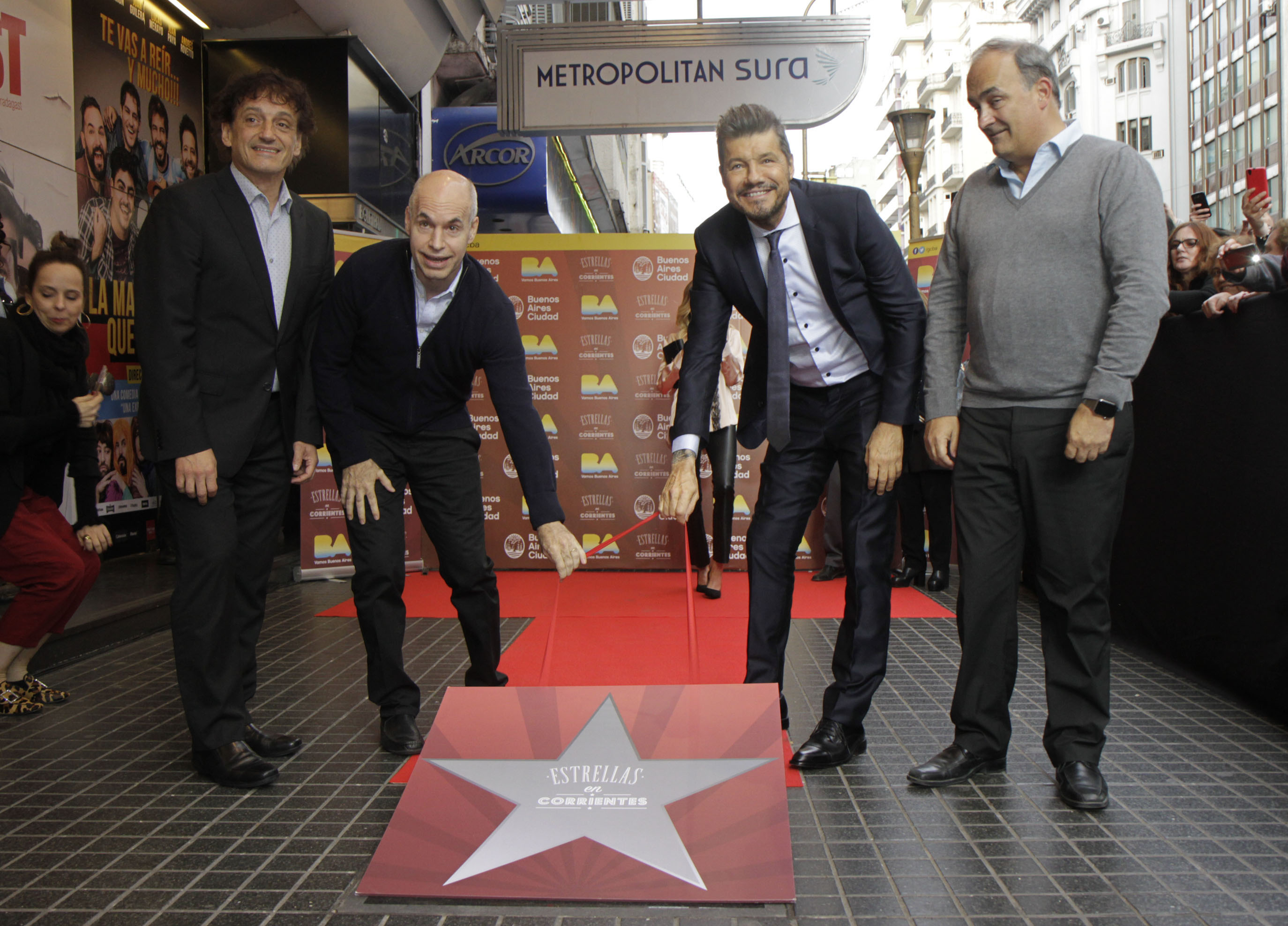 Marcelo Tinelli, una nueva "Estrella en la calle Corrientes"