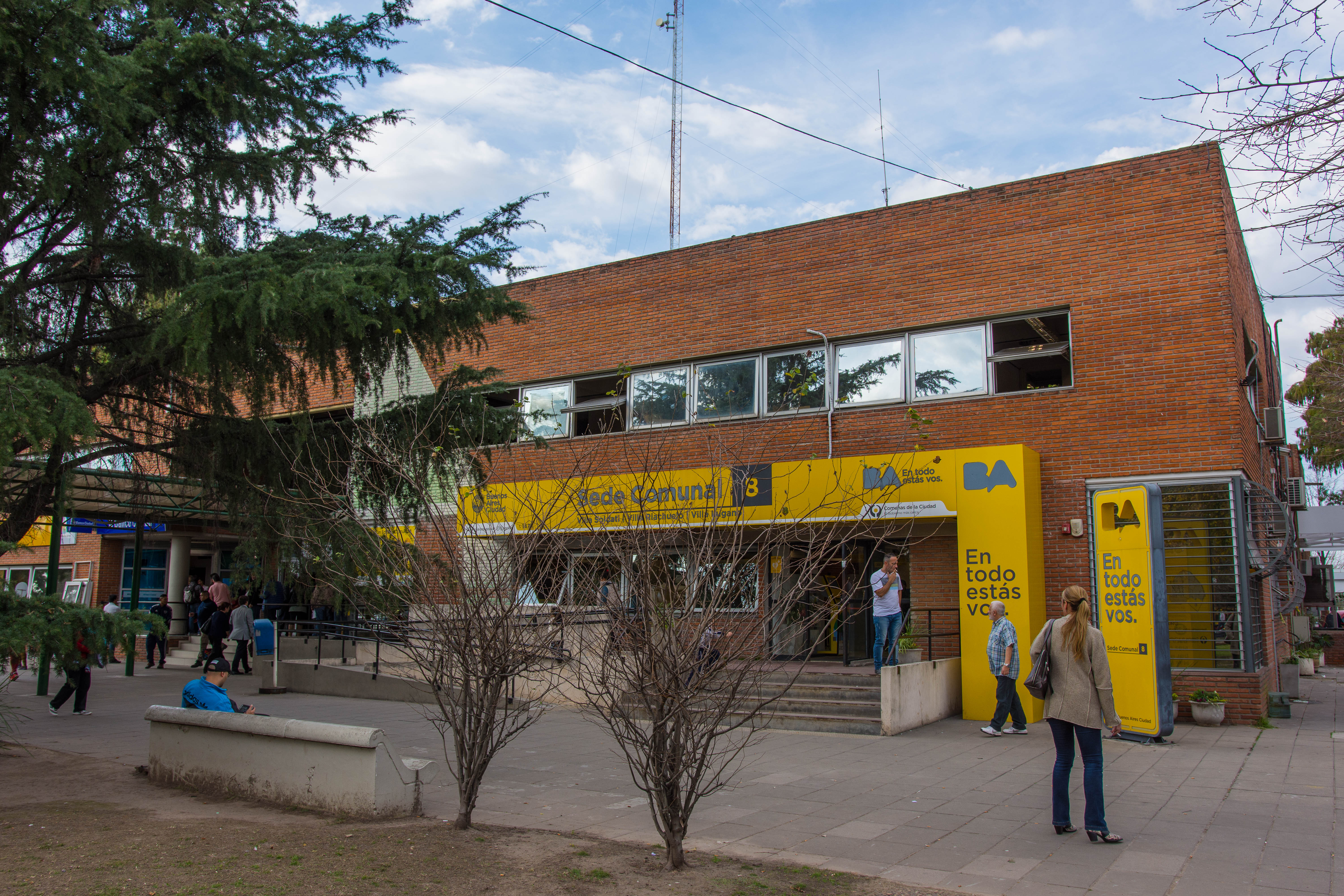 Trabajos de remodelación en la Sede Comunal 8