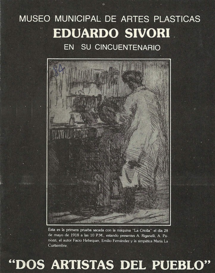 Tapa de catálogo Dos artistas del pueblo 