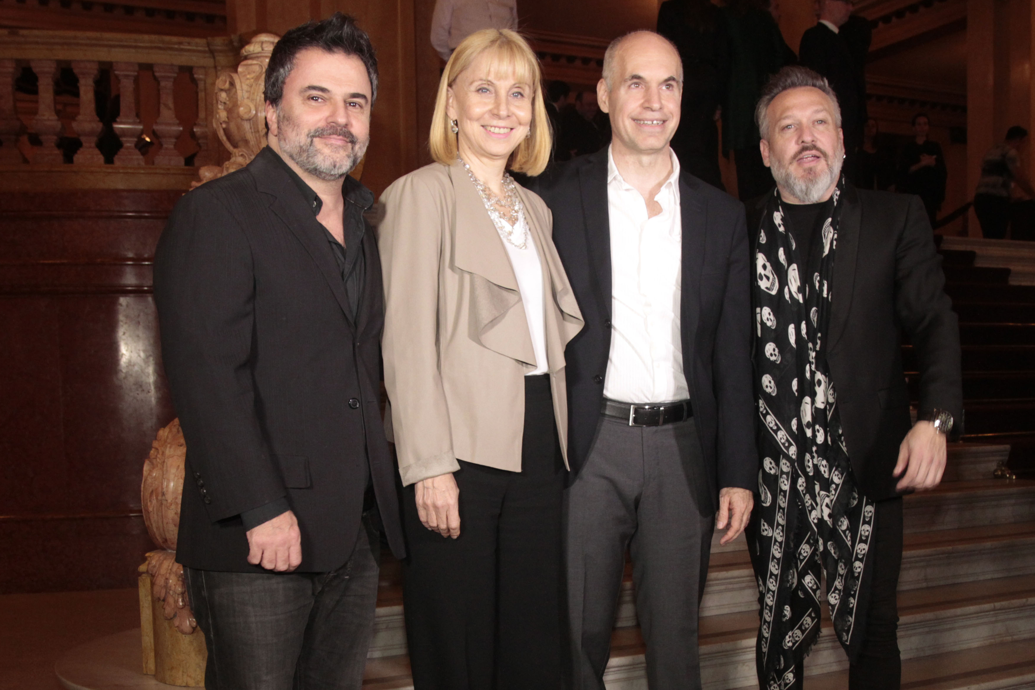 Rodríguez Larreta participó con vecinos de la función gratuita de “American Idiot”