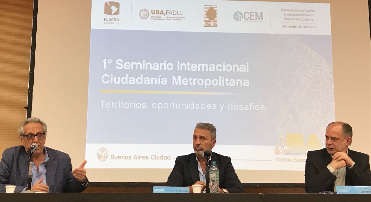 1° Seminario Internacional Ciudadanía Metropolitana
