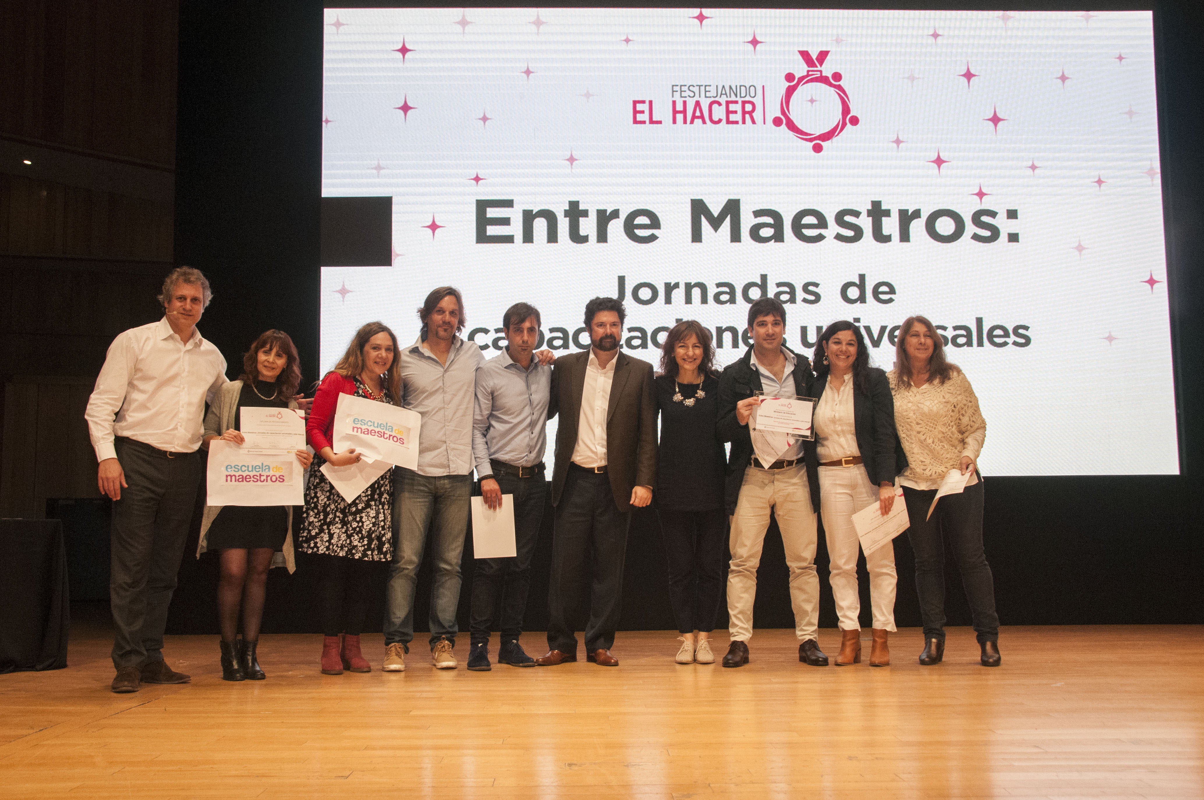 La Escuela de Maestros fue reconocida en «Festejando el Hacer»