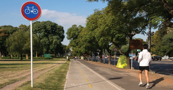 Nueva pista de running en Recoleta