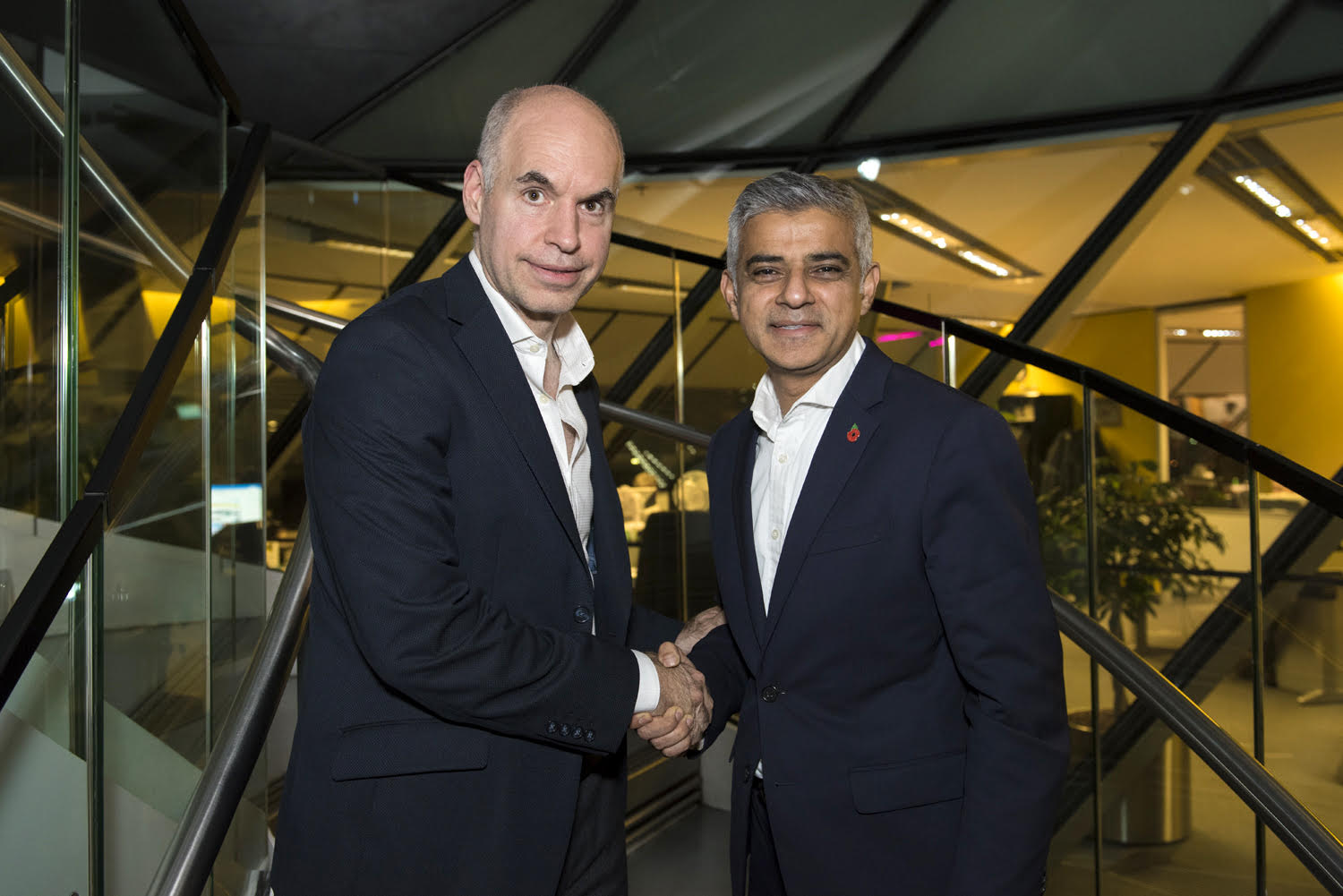Rodríguez Larreta se reunió con el alcalde de Londres y visitó la Villa Olímpica