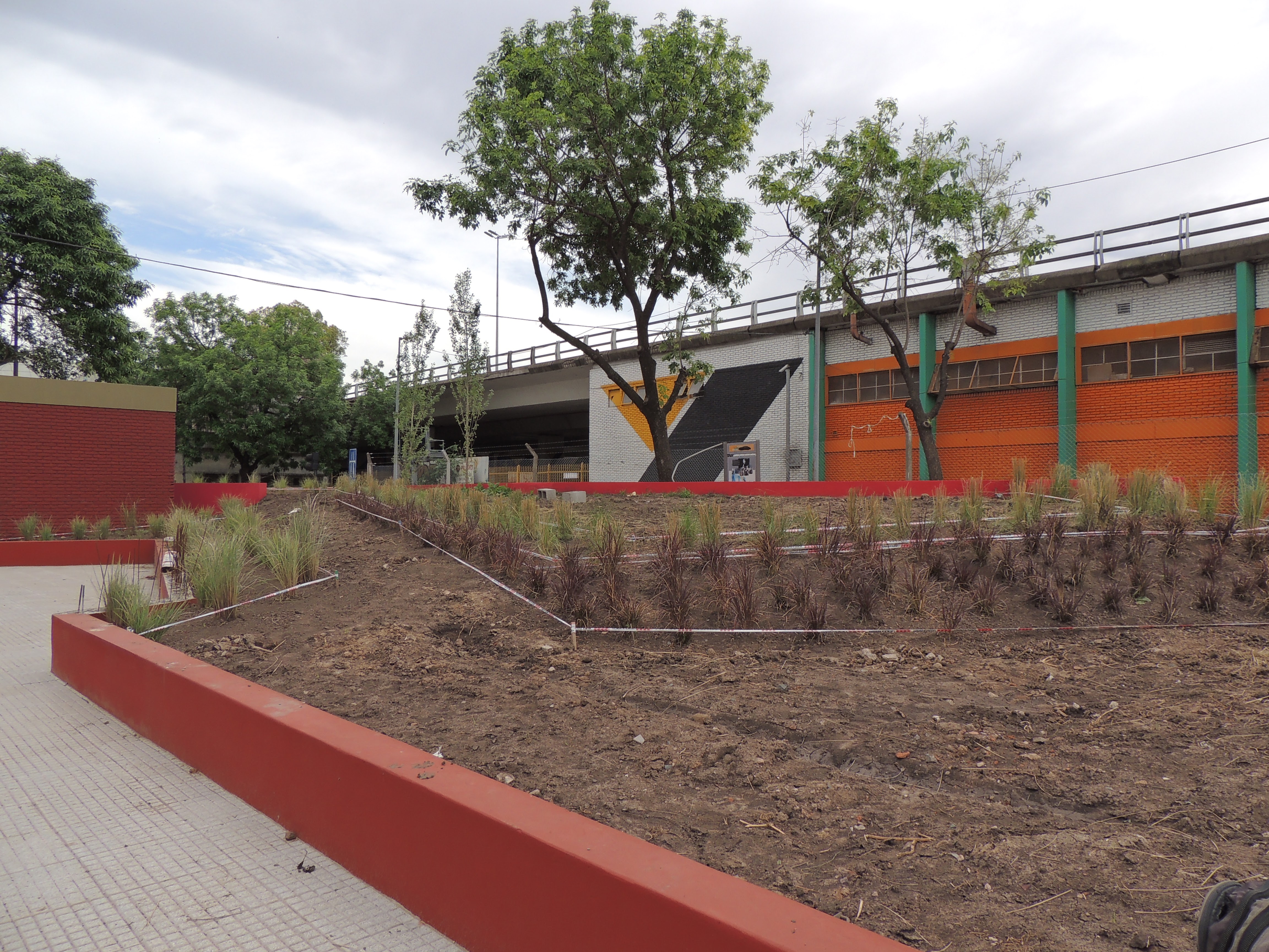 Avances de los trabajos realizados en la Plaza Ignacio Corsini