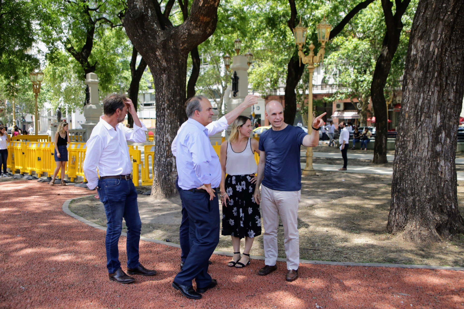 Rodríguez Larreta dio inicio a las obras de reconstrucción de la Plaza del Congreso