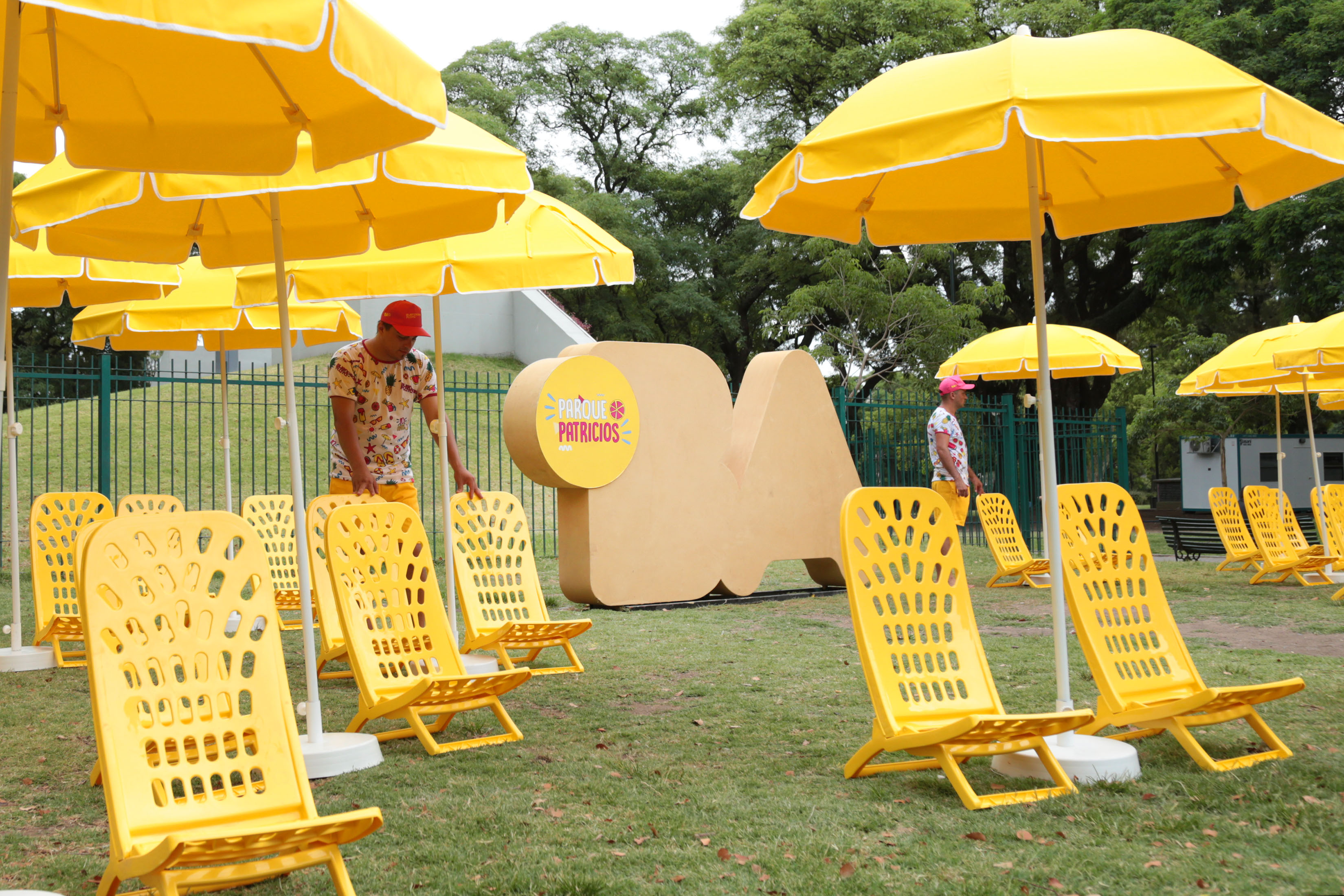 En qué parques y plazas están los solariums gratuitos
