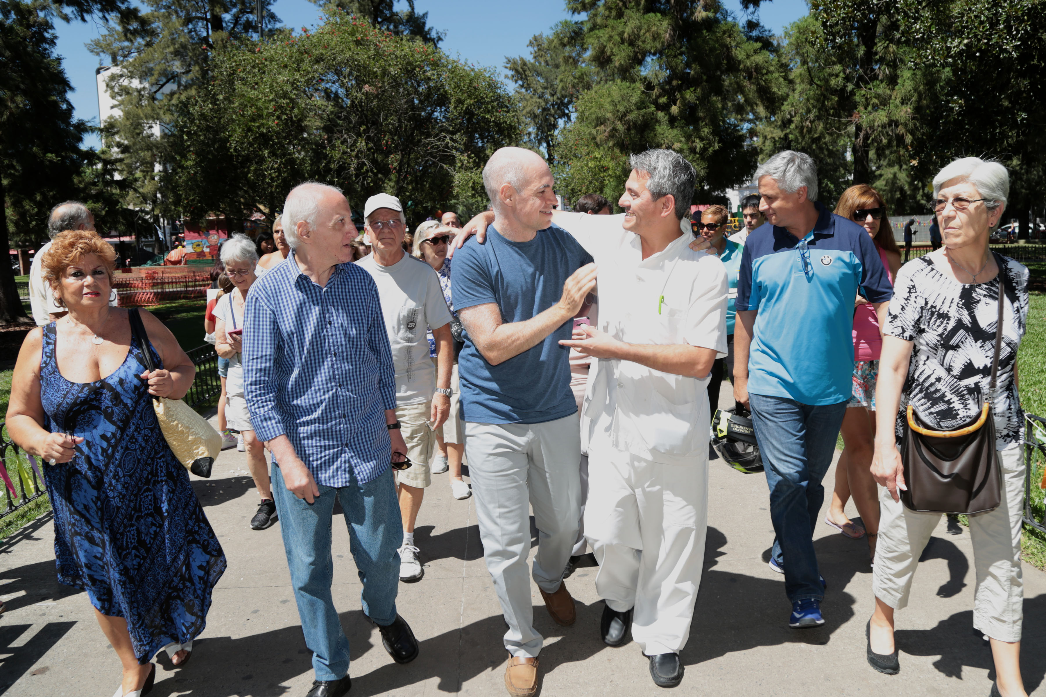 Rodríguez Larreta presentó la Puesta en Valor de la Plaza Arenales