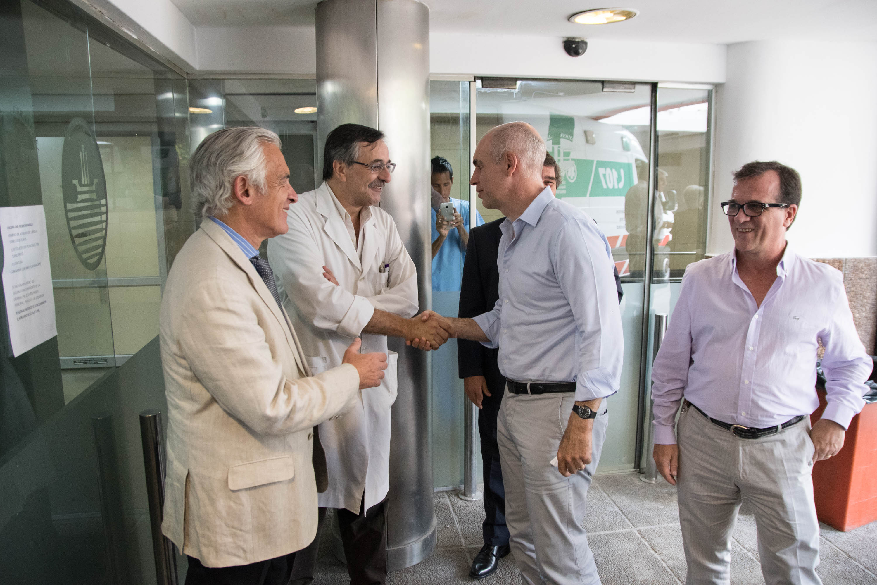 Rodríguez Larreta visitó la obra del Shock Room del Hospital Fernández: “En este lugar se salvan vidas”