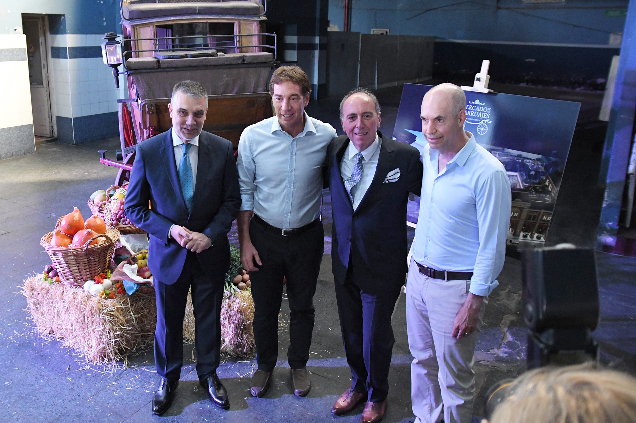 Inauguraron las obras del proyecto gastronómico Mercado de los Carruajes