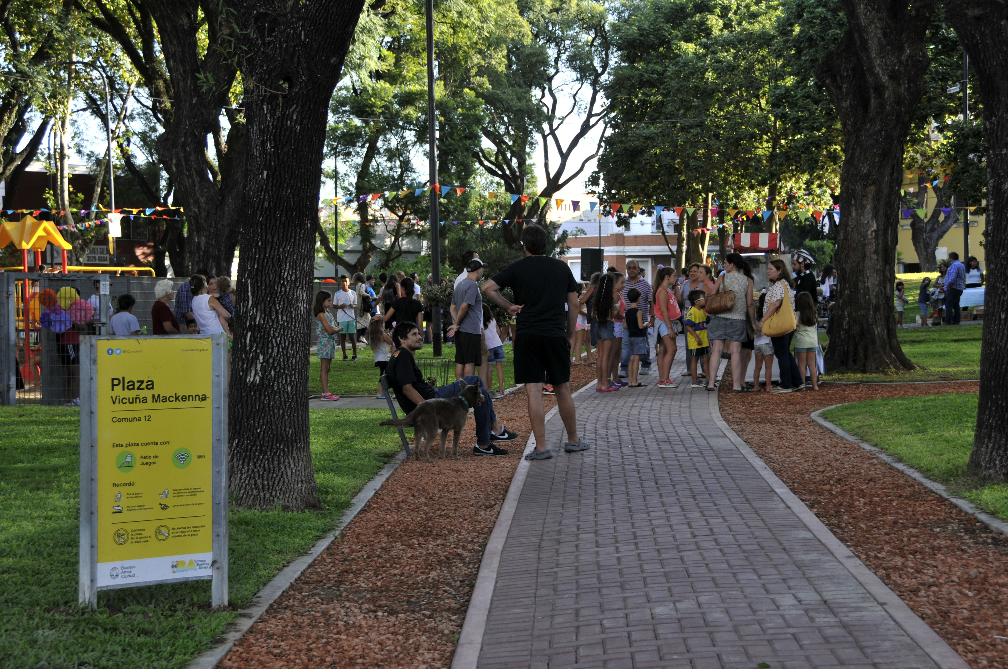 Reinauguración de la Plaza Vicuña Mackenna 