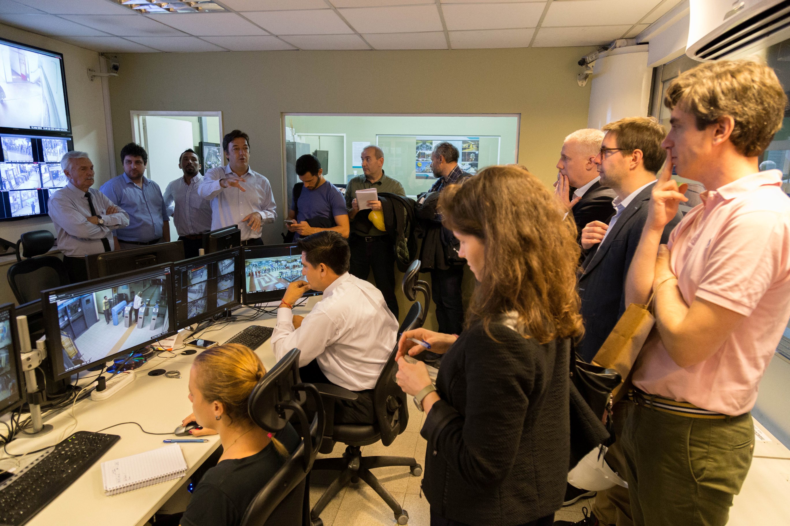 Realizamos recorridas técnicas por la red con empresas interesadas en la concesión del servicio